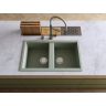 Смеситель OMOIKIRI KANTO-2 PLUS-SB-C-WH латунь/хром/белый 4994400