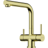 Смеситель OMOIKIRI TAKAMATSU-LG нерж.сталь/светлое золото 4994477